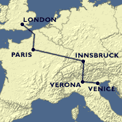 London to Vinice